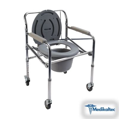 Tekerlekli Klozet Yükseltici Katlanır İthal (Model 8313)