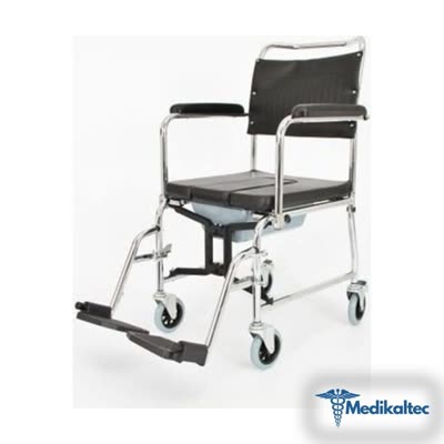 Comfort Plus Tuvaletli Özellikli Yan Kolları Çıkar Ayak Çıkar Katlanır Sandalye (Model 4314)