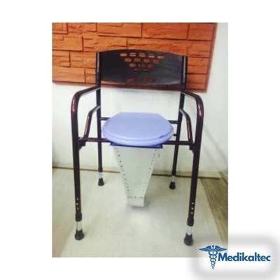 Hasta WC Sandalye Klozet Direk WC Tuvalete Seyyar Sandalye Kolay Katlanır 120 kg Taşıma Kapasiteli