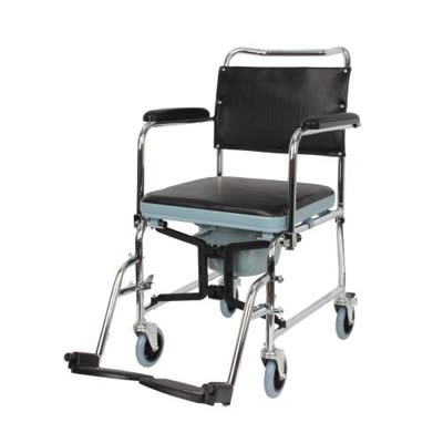 Katlanabilir Tekerlekli Klozetli Komot Klozet Yükseltici (Model 77096)